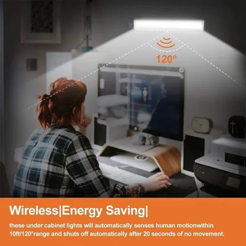 Wireless induction lamp with LED lighting